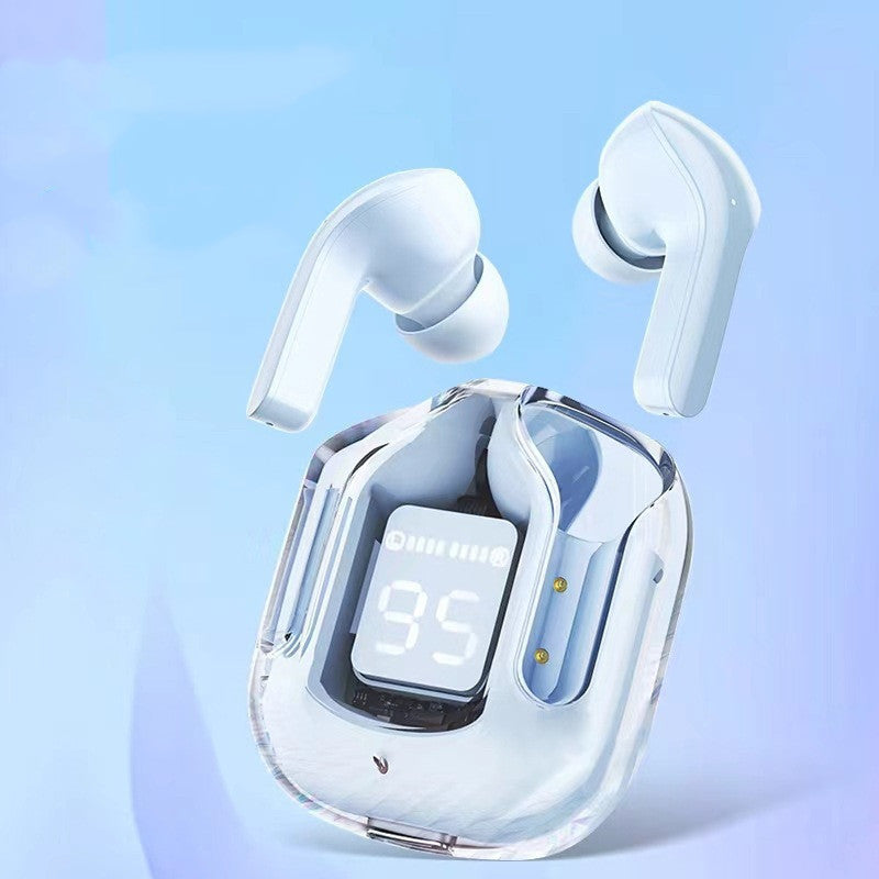 Bluetooth In-Ear Earphones with Digital Display & Portable Case