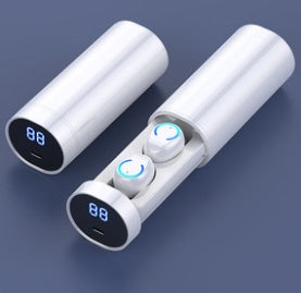Dual Ear Bluetooth 5.3 Wireless Headset with HD Mic