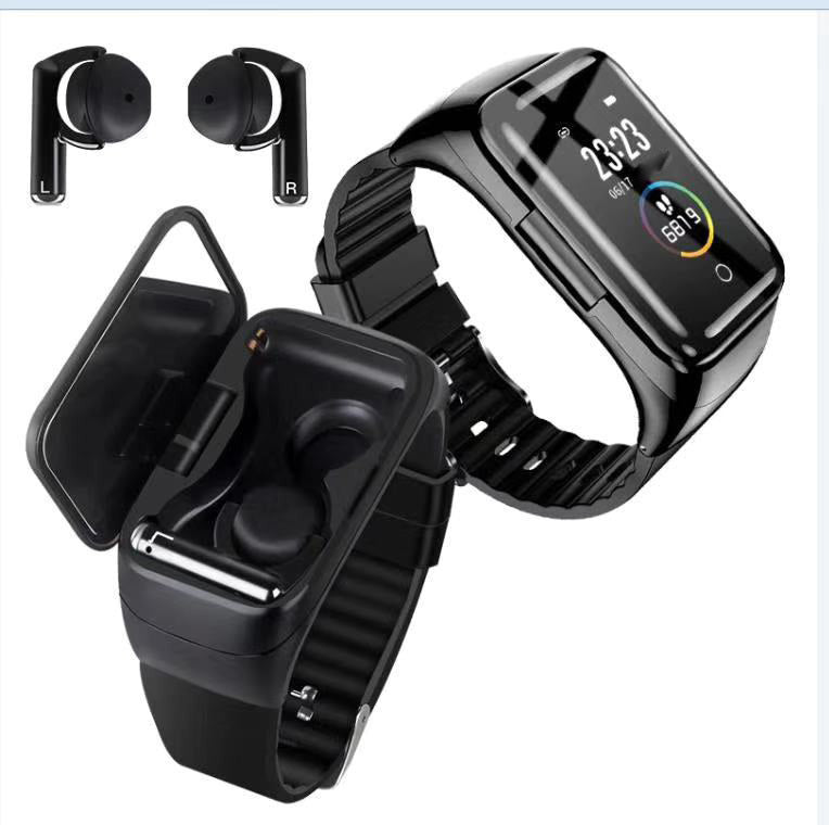 2-in-1 Smart Watch & Wireless Bluetooth Headset – Waterproof