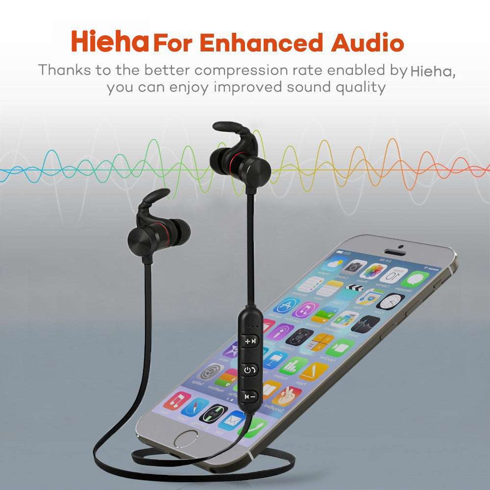 Wireless Magnetic CVC Headset | Compatible with Apple & LG