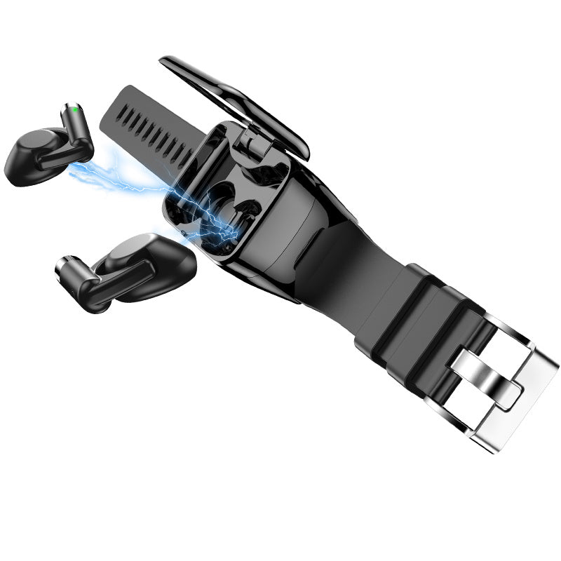 2-in-1 Smart Watch & Wireless Bluetooth Headset – Waterproof