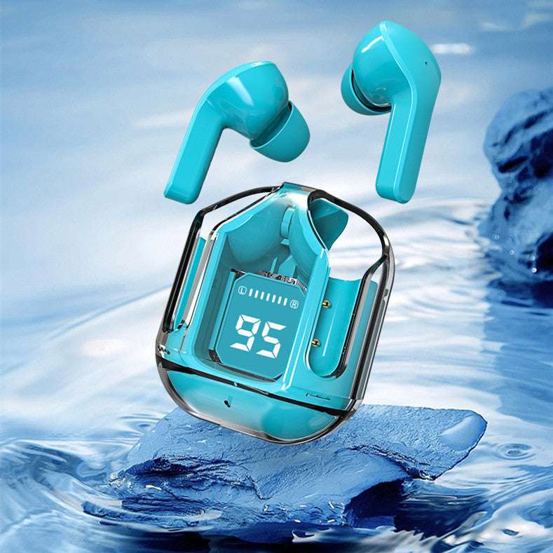 Bluetooth In-Ear Earphones with Digital Display & Portable Case