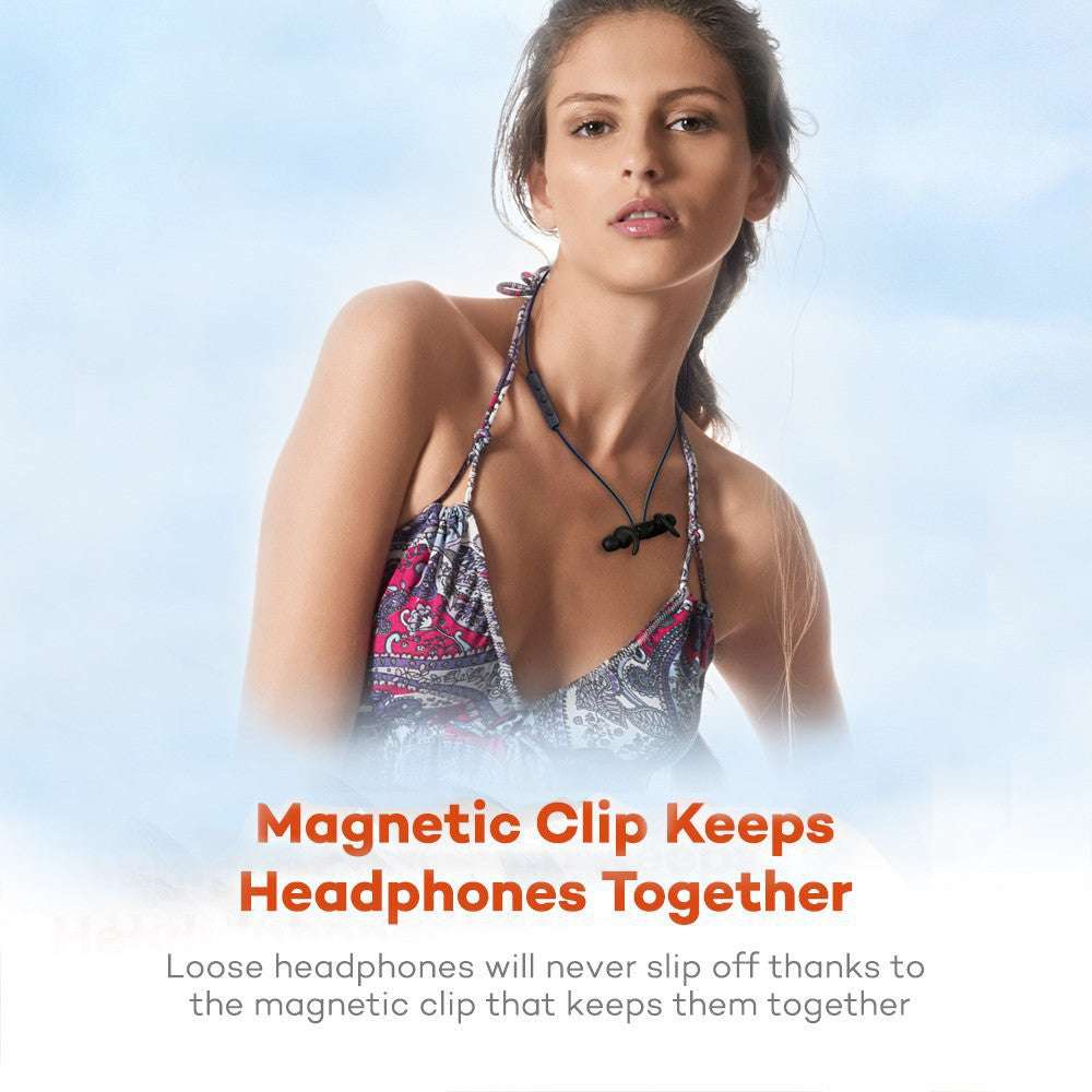 Wireless Magnetic CVC Headset | Compatible with Apple & LG