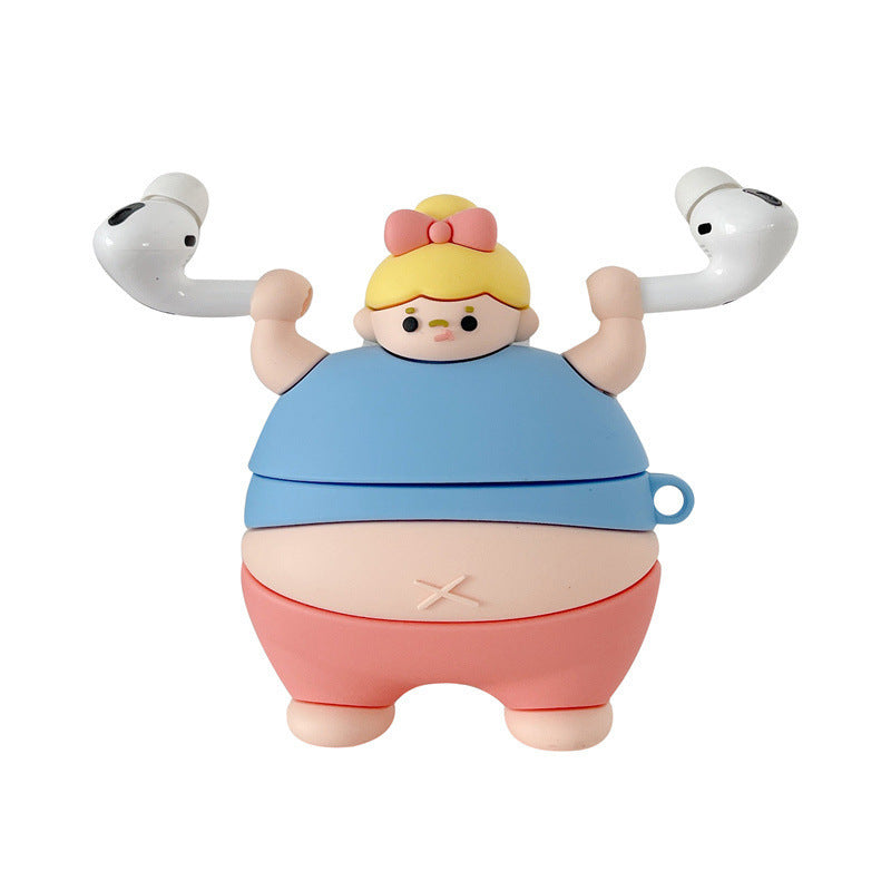 3D Fat Man Silicone Case for Apple AirPods Pro