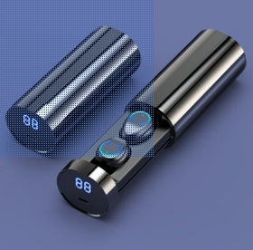 Dual Ear Bluetooth 5.3 Wireless Headset with HD Mic