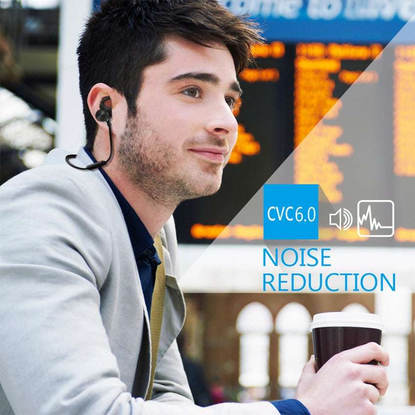 Wireless Magnetic CVC Headset | Compatible with Apple & LG