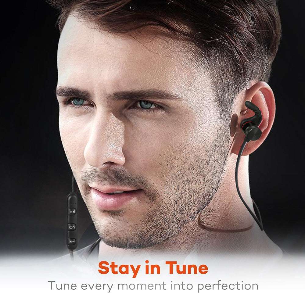 Wireless Magnetic CVC Headset | Compatible with Apple & LG