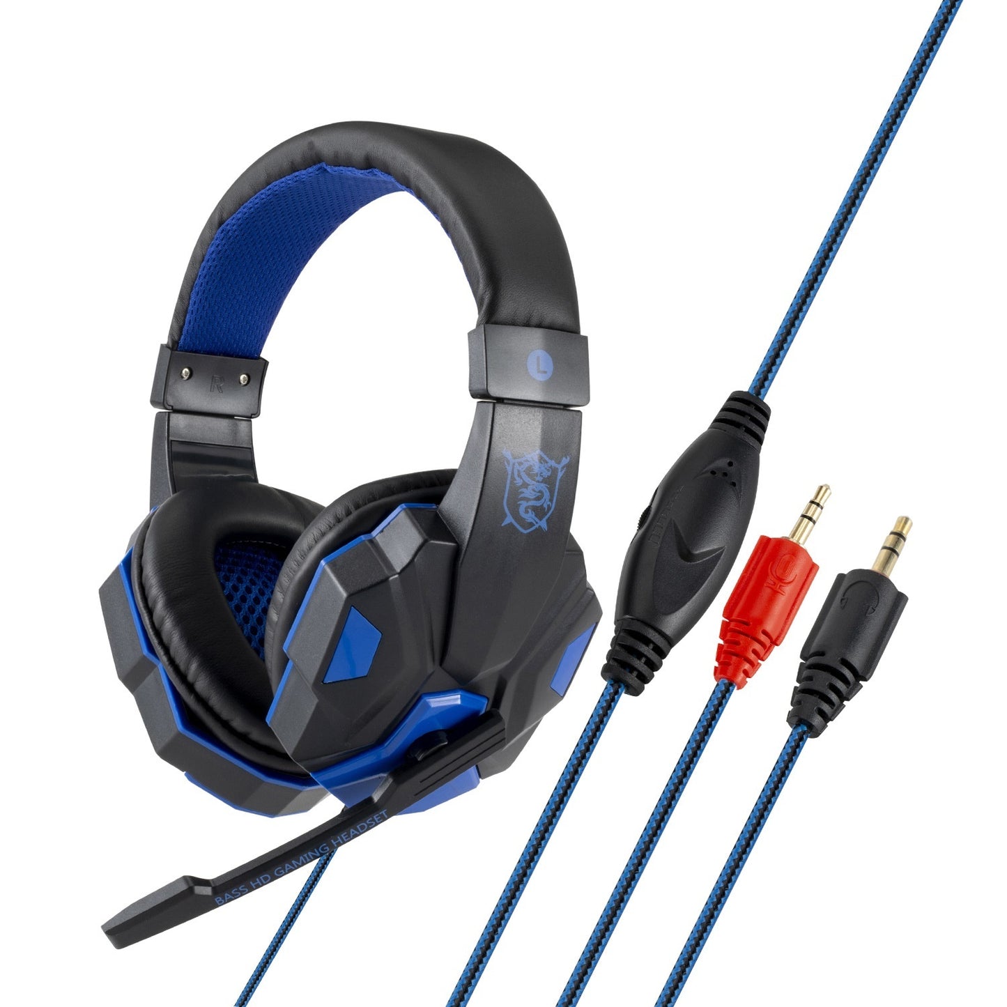 PengLabs™ USB 7.1 Gaming Headset | LED, Mic, PC/PS4