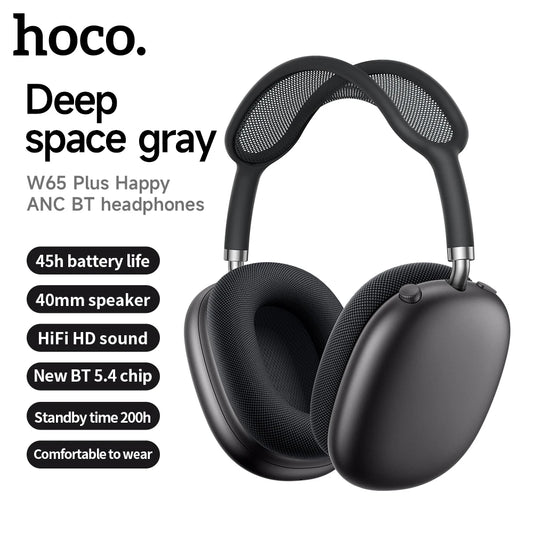 HOCO W65 Plus | HiFi Wireless Headset w/ ANC & Control Button