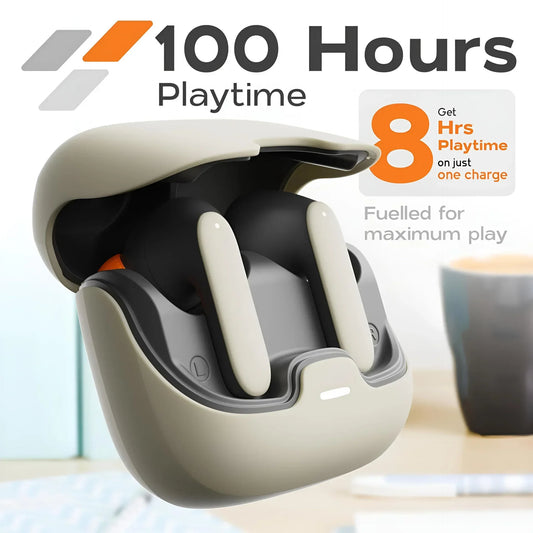 TWS 5.4 Earbuds | Ultra-Low Latency, Dual Mic, ENC Noise Canceling.