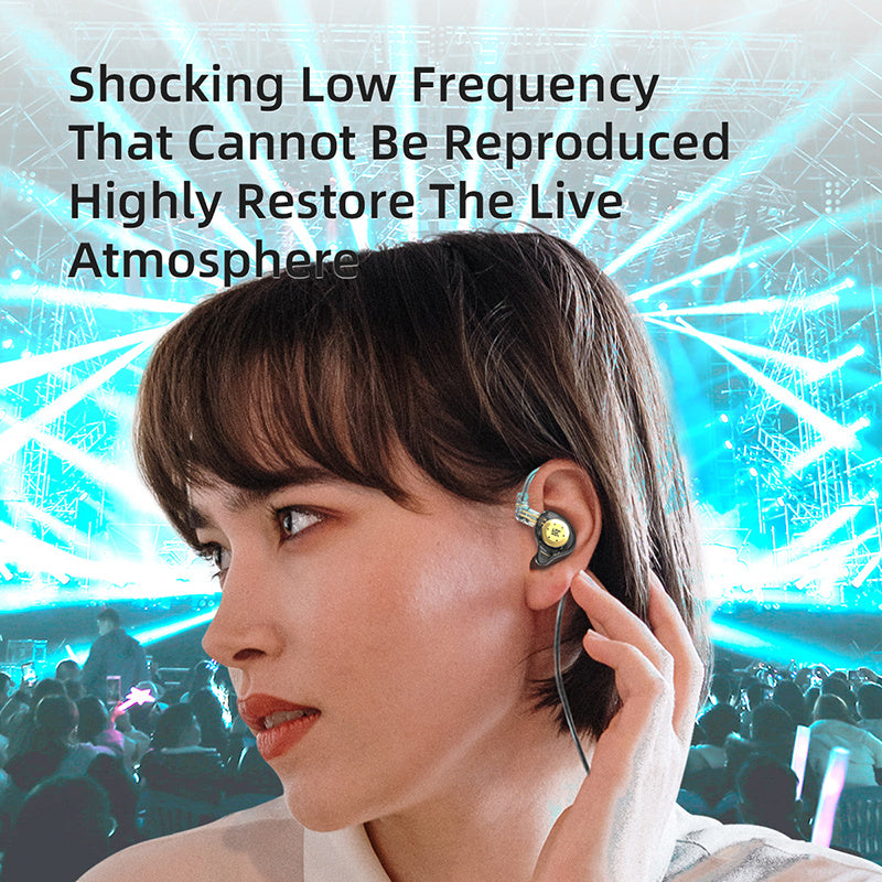 KZ EDX Pro In-Ear Earphones  HiFi Bass, Noise Cancelling